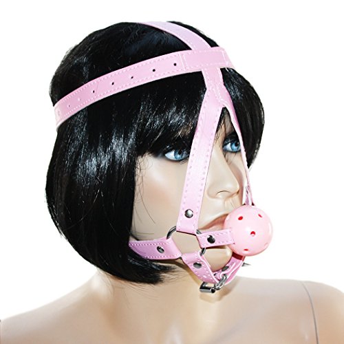 Kopfharness mit Ballknebel, pink